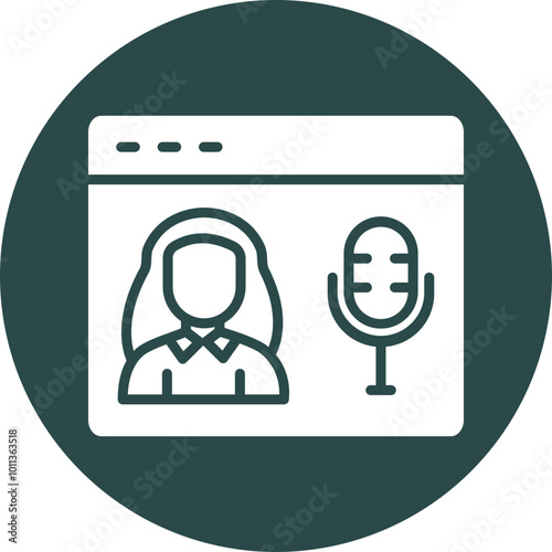 Webcast Icon Design
