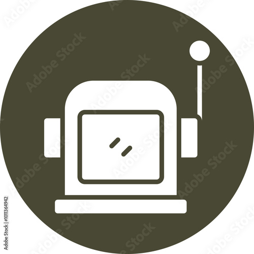 Astronaut Helmet Icon Design