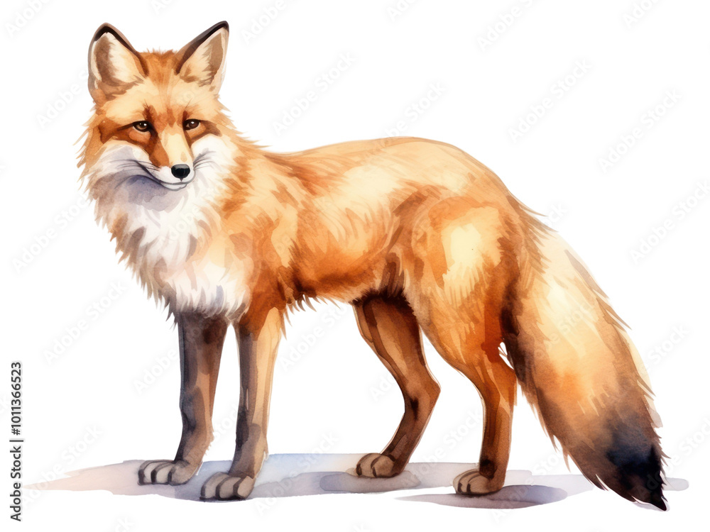 Fototapeta premium PNG Fox wildlife mammal animal.