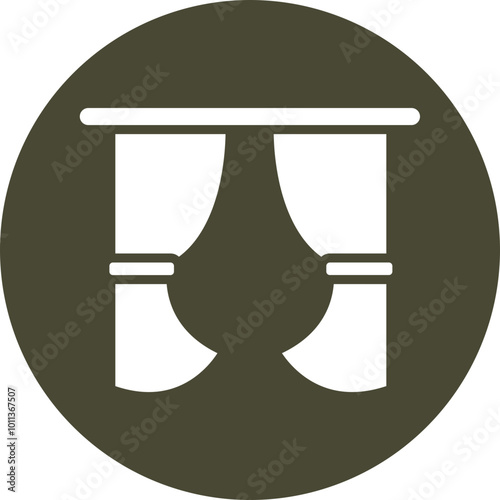 Curtains Icon Design