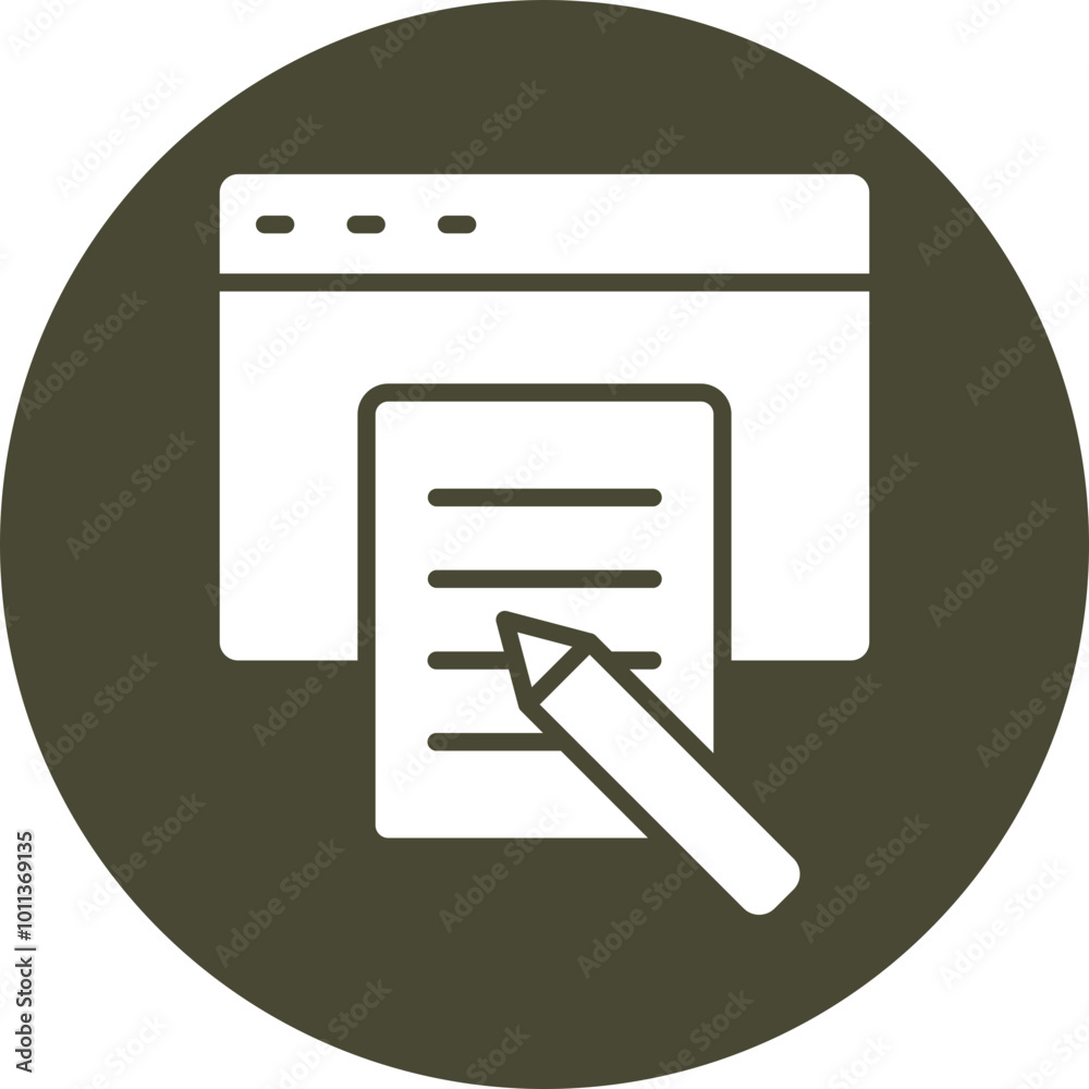 Copywriter Icon Design Copywriter Icon Design
