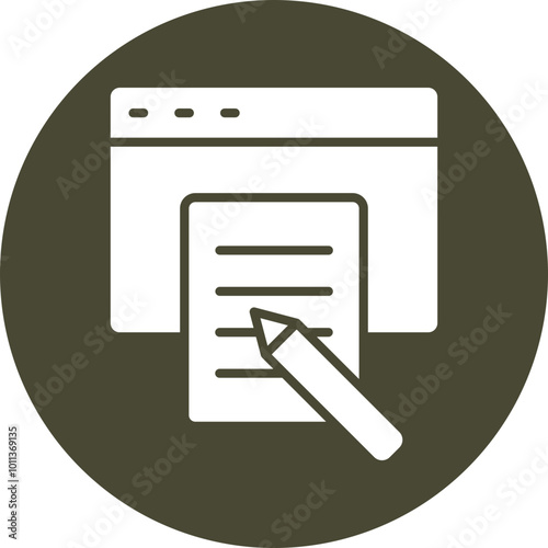 Copywriter Icon Design