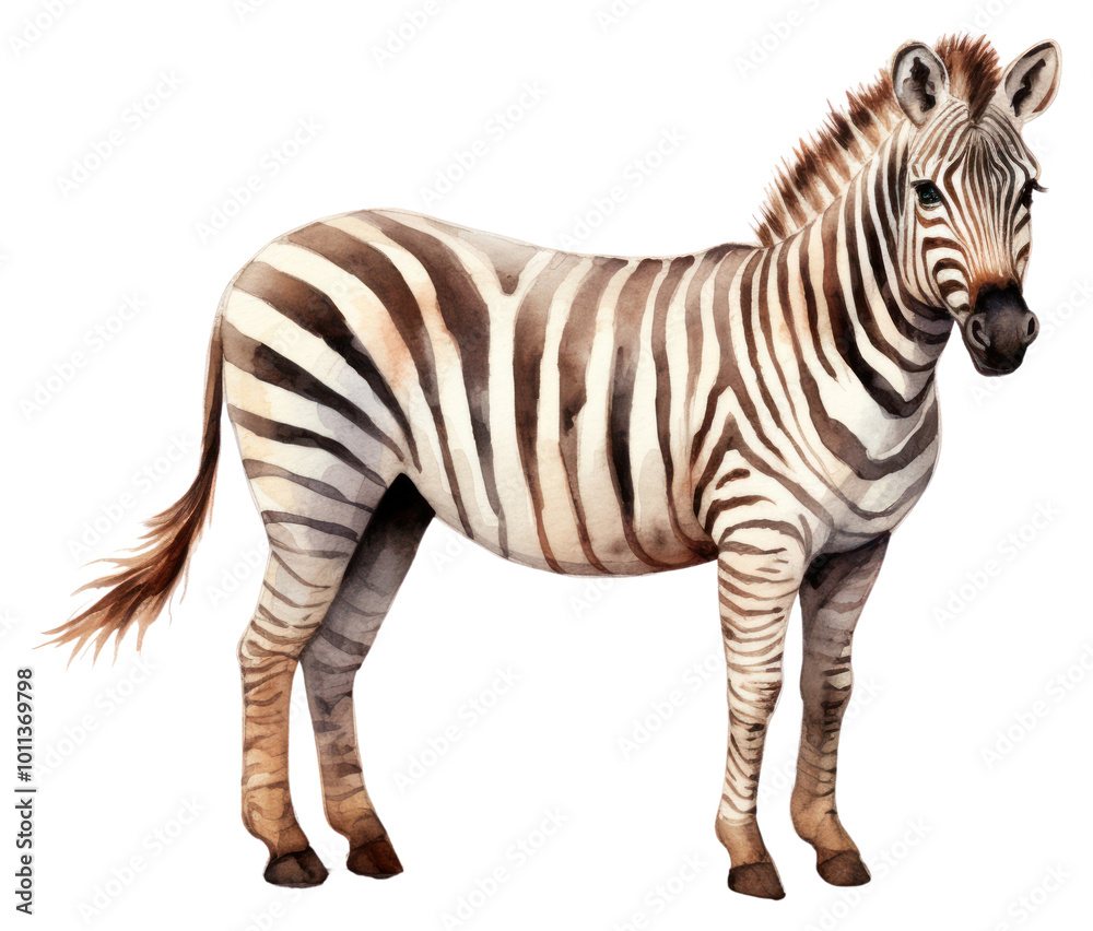 Fototapeta premium PNG Zebra wildlife animal mammal.