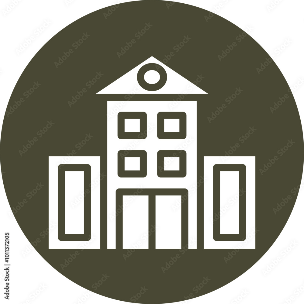 School Icon Design School Icon Design