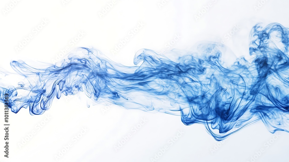 A smooth, flowing ink in water background with a large, clear area for text A smooth, flowing ink in water background with a large, clear area for text