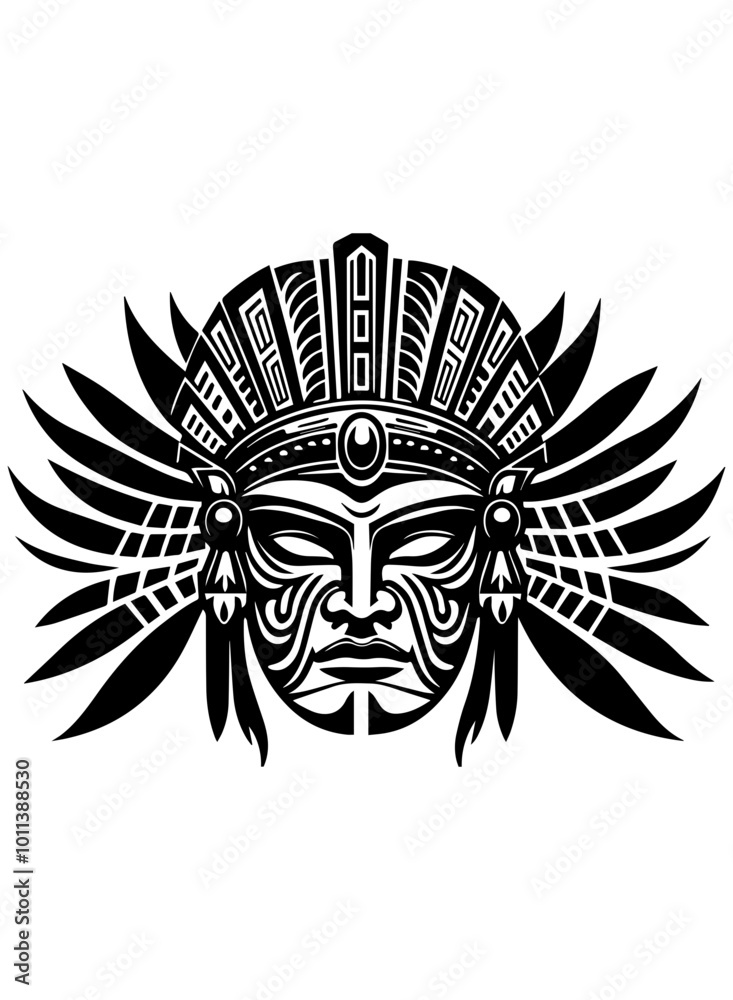 Aztec Mask | Masquerade | Native Culture | Ancient Mask | Ancestry | Mayan Culture | Old Civilization | Aztec Culture | Original Illustration | Vector and Clipart | Cutfile and Stencil Aztec Mask | Masquerade | Native Culture | Ancient Mask | Ancestry | Mayan Culture | Old Civilization | Aztec Culture | Original Illustration | Vector and Clipart | Cutfile and Stencil