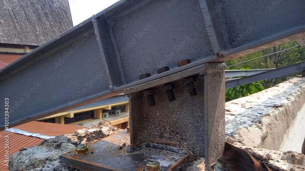 steel structure is under construction steel structure is under construction