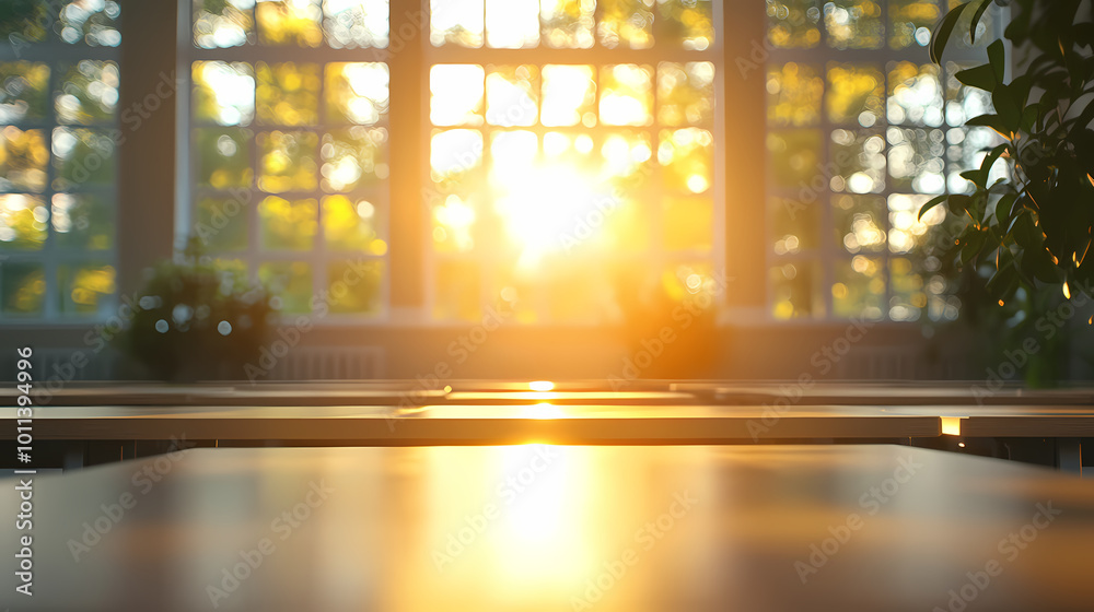 Interior of a class room