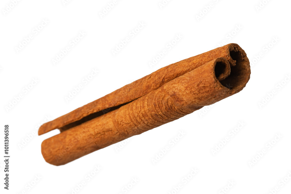 cinnamon stick isolated on a white background, spices, seasonings cinnamon stick isolated on a white background, spices, seasonings