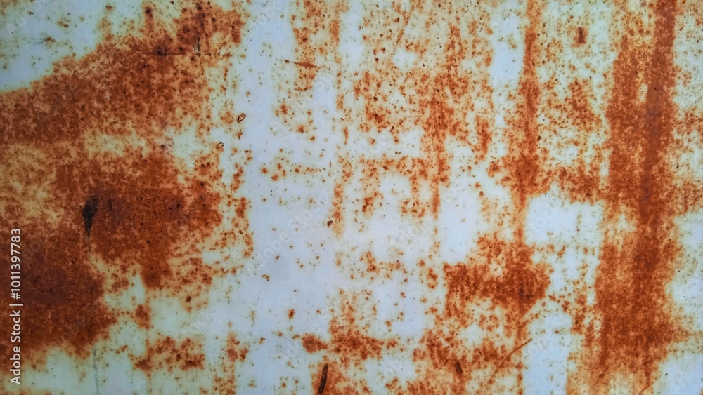 White and brown rusty metal background White and brown rusty metal background