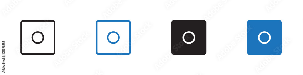 Screenshot icon linear graphics set vector in black Screenshot icon linear graphics set vector in black