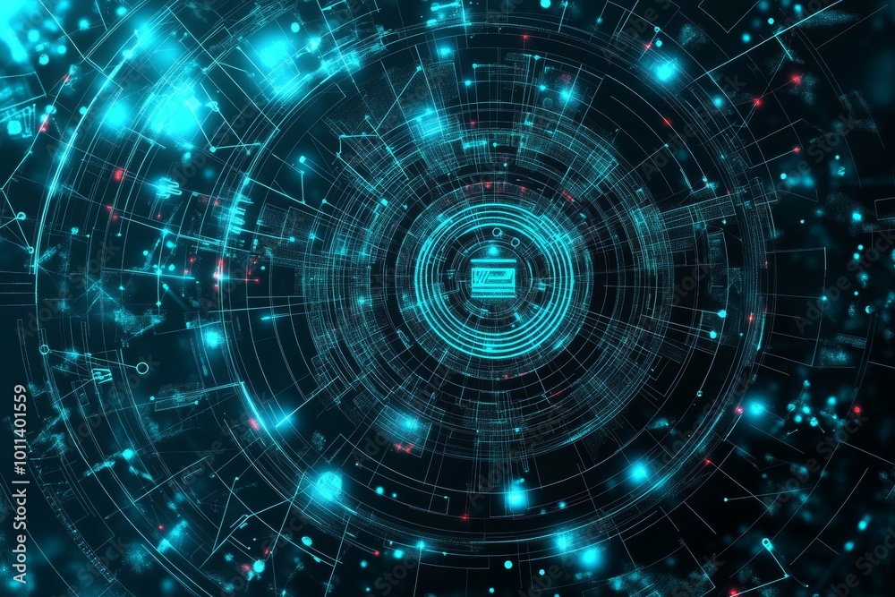 3D rendering of a glowing big data glitch texture. Unique Design Abstract Digital Pixel Noise Glitch Error Video Damage.