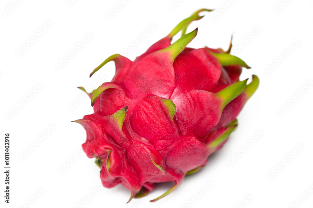 Dragon fruit, also called pitaya with isolated on a white background Dragon fruit, also called pitaya with isolated on a white background