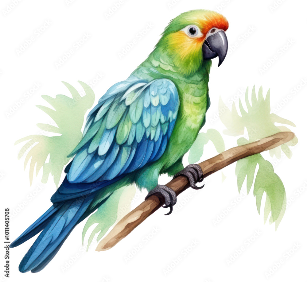 Fototapeta premium PNG Parrot animal bird budgerigar.