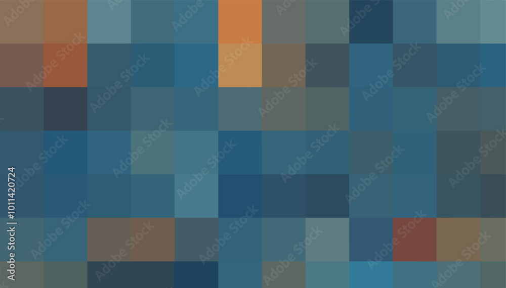 Gradient blue background. Geometric texture of light-dark blue squares. The substrate for branding, calendar, postcard, screensaver, poster, cover. A place for your design or text. Vector illustration Gradient blue background. Geometric texture of light-dark blue squares. The substrate for branding, calendar, postcard, screensaver, poster, cover. A place for your design or text. Vector illustration