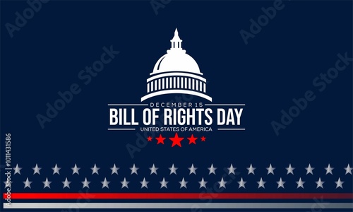 Wallpaper Mural  Bill of Rights Day in the United States, December 15. Background, banner, card, poster design. Torontodigital.ca