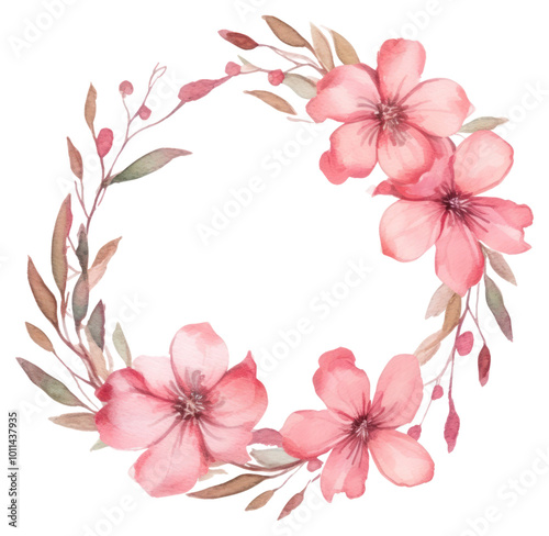 PNG Flower wreath petal plant.