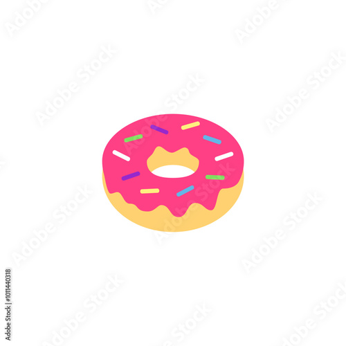 Doughnut icon. Vector illustration design.