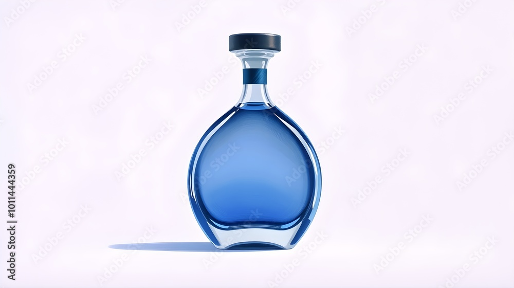 Modern Liquor Bottle, Lavender Tint Modern Liquor Bottle, Lavender Tint