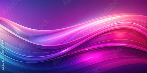 Dynamic and Vibrant Abstract Composition with Soft Gradients in Pink and Purple