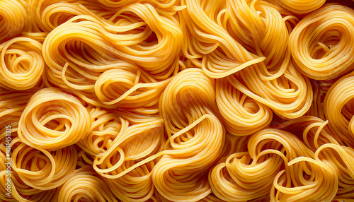 Close up of spaghetti