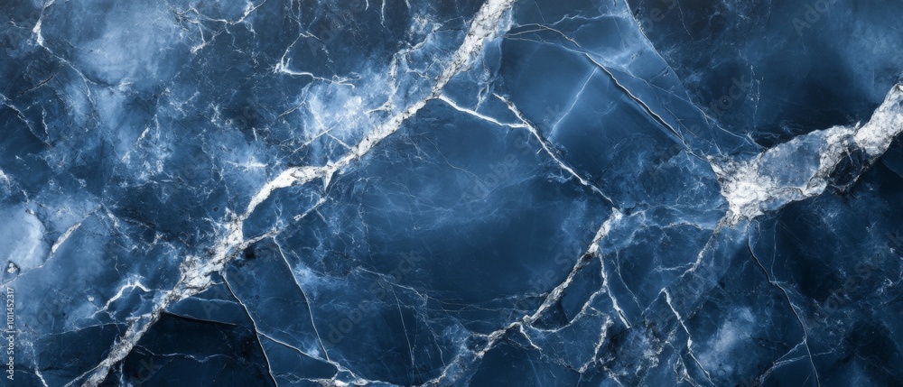 A blue and white marble wall with cracks and holes A blue and white marble wall with cracks and holes