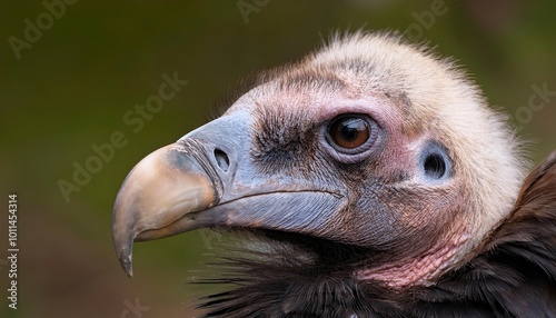 California Condor (Gymnogyps californianus)
An intense macro photo of the California Condor, focusing on the detailed textures of its bare, wrinkled head and neck. photo