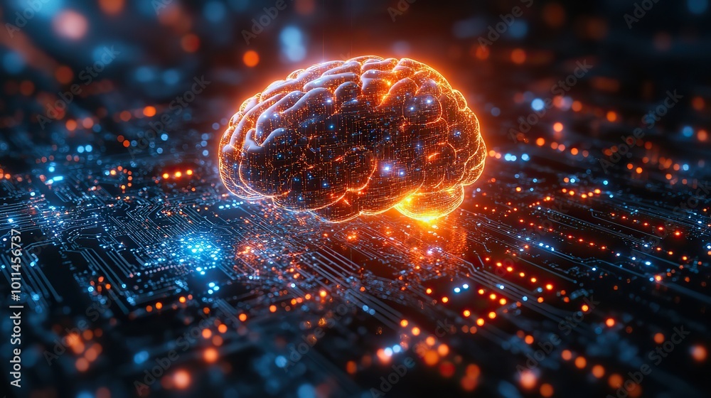 big data ,artificial intelligence concept human brain glowing from processor symbolizing the fusion of human intelligence ,machine learning capabilities evolution of technology of data big data ,artificial intelligence concept human brain glowing from processor symbolizing the fusion of human intelligence ,machine learning capabilities evolution of technology of data