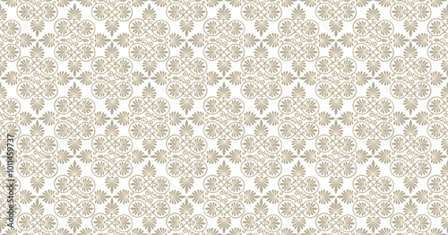 Grecian leaf floral motif ornamental texture overlay pattern seamless wallpaper
