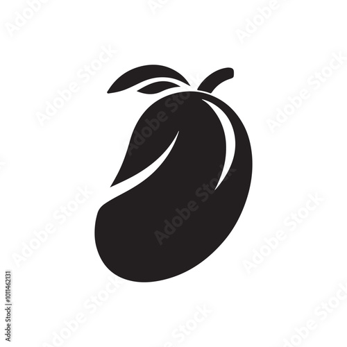 Mango Silhouette Icon