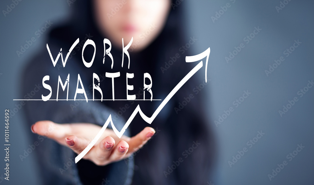 Work smarter concept with digital Work smarter concept with digital