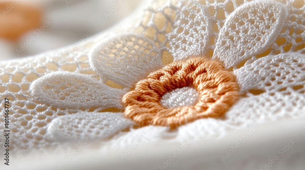 Ornate Floral Design with Delicate Embroidery Ornate Floral Design with Delicate Embroidery