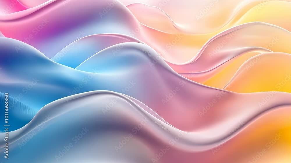 Colorful abstract wave pattern with soft gradients and pastel tones. Vibrant creativity concept Colorful abstract wave pattern with soft gradients and pastel tones. Vibrant creativity concept