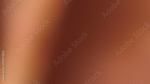 Metallic copper foil texture background with glass effect and shiny lines design. Vector illustration