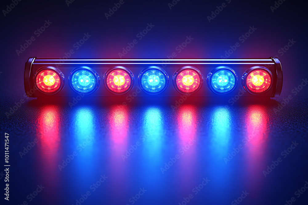 Realistic vector illustration of blue and red flashing sirens, typically seen on police or emergency vehicles, set against a dark background. Ideal for safety, emergency, and law enforcement themes.
Realistic vector illustration of blue and red flashing sirens, typically seen on police or emergency vehicles, set against a dark background. Ideal for safety, emergency, and law enforcement themes.