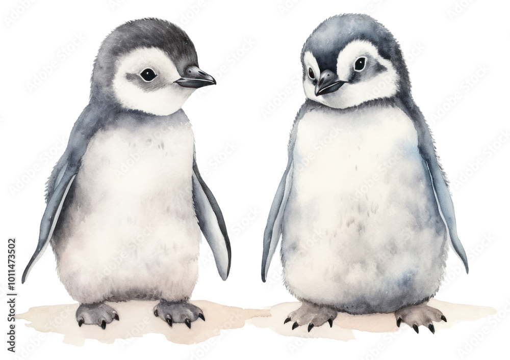 Naklejka premium PNG Penguin animal bird wildlife.