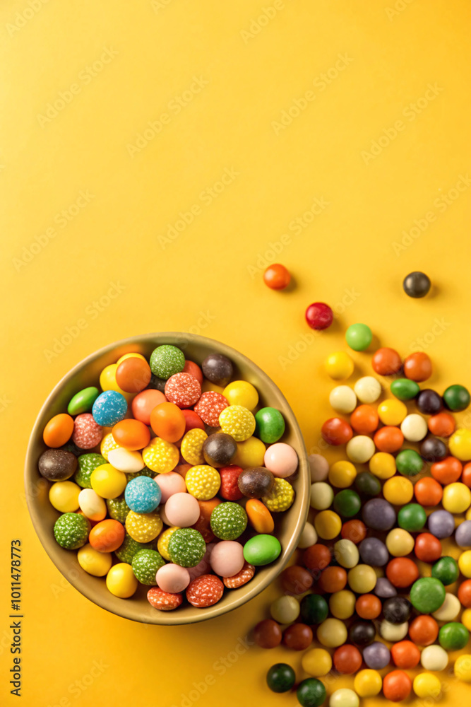 Obraz premium Candy Corner Framed Blank Card