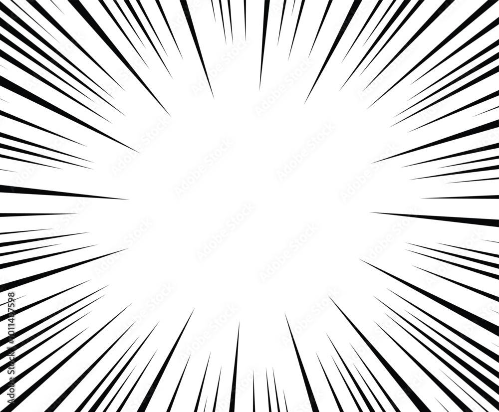 Sun Rays or Explosion Boom for Comic Books Radial Background Vector. Speed rays. Action, speed lines, stripes for comic book frame. Dynamic, speed stripes abstract frame. Comic book black background. Sun Rays or Explosion Boom for Comic Books Radial Background Vector. Speed rays. Action, speed lines, stripes for comic book frame. Dynamic, speed stripes abstract frame. Comic book black background.