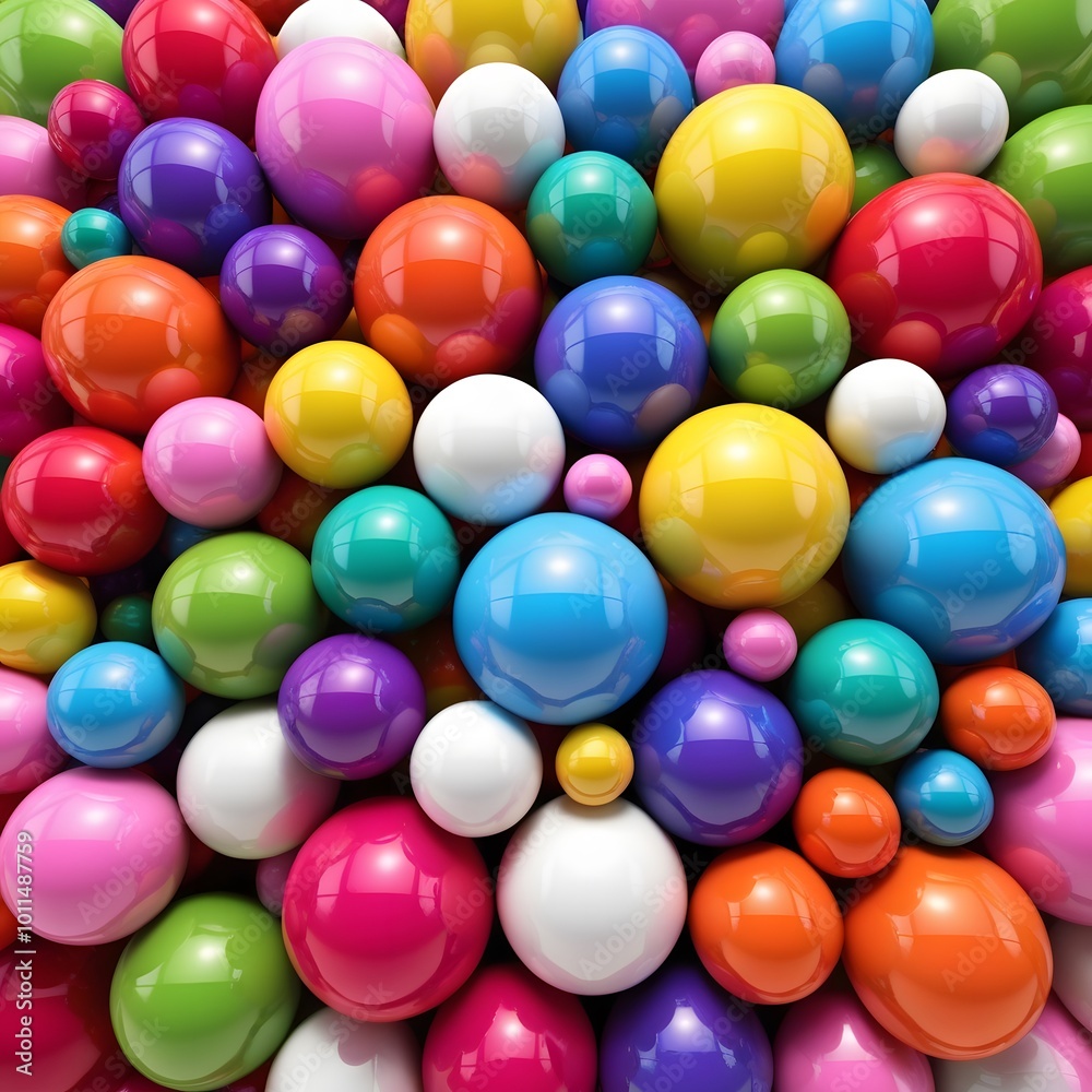 Vibrant Abstract Digital Artwork with Overlapping Spheres in Various Sizes – Colorful Geometric Design. Generative AI Vibrant Abstract Digital Artwork with Overlapping Spheres in Various Sizes – Colorful Geometric Design. Generative AI
