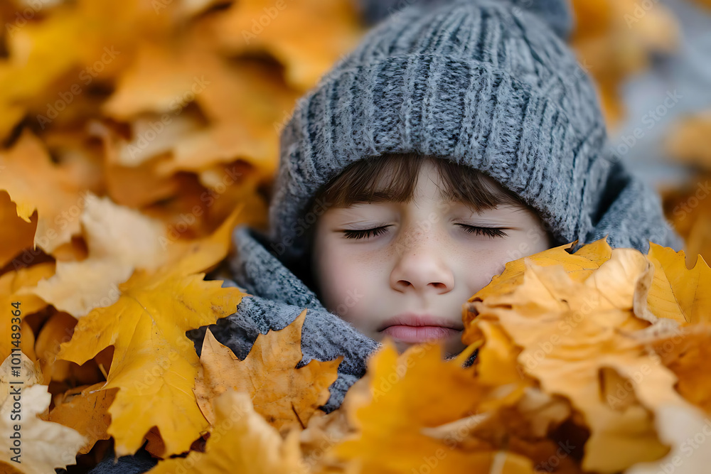 Wonderful autumn weather brings a serene calmness, with golden leaves gently falling and crisp, cool air filling the atmosphere Wonderful autumn weather brings a serene calmness, with golden leaves gently falling and crisp, cool air filling the atmosphere