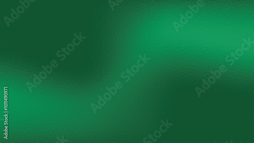 Dark emerald green foil texture background with glowing light, metallic, glass effect, cmyk color mode. Vector illustration