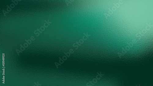 Dark emerald green foil texture background with glowing light, metallic, glass effect, cmyk color mode. Vector illustration