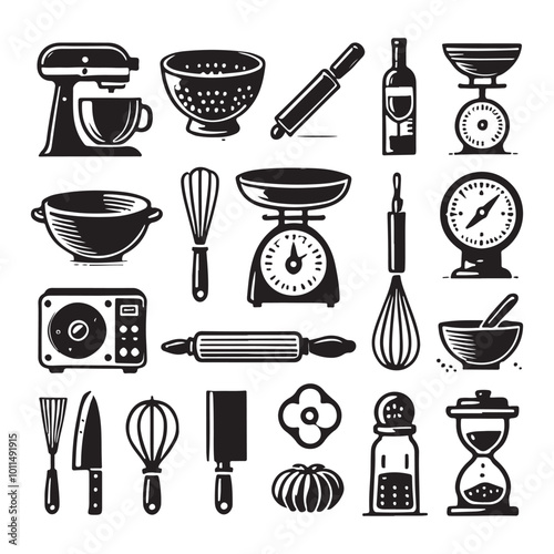 Kitchen Utensils and Cooking Tools Set