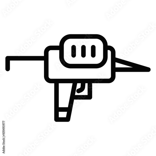 Caulking Gun Vector Icons