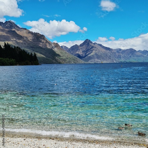 lake in the mountains