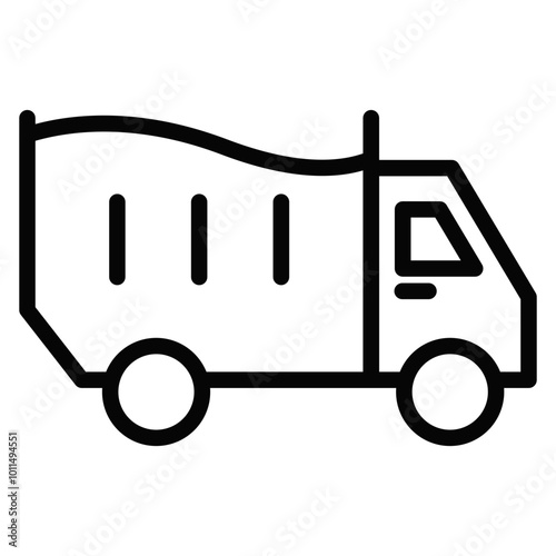 Dump Truck Vector Icons