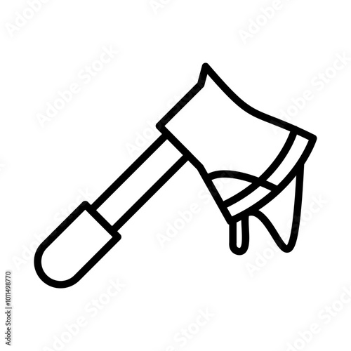Halloween Axe Vector Icons