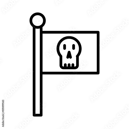 Pirate Flag Vector Icons