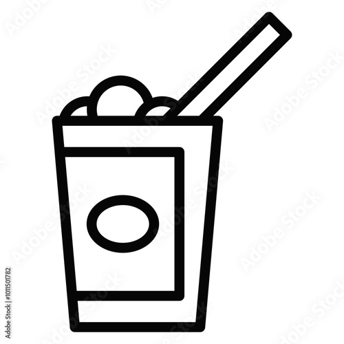 Yogurt Vector Icons