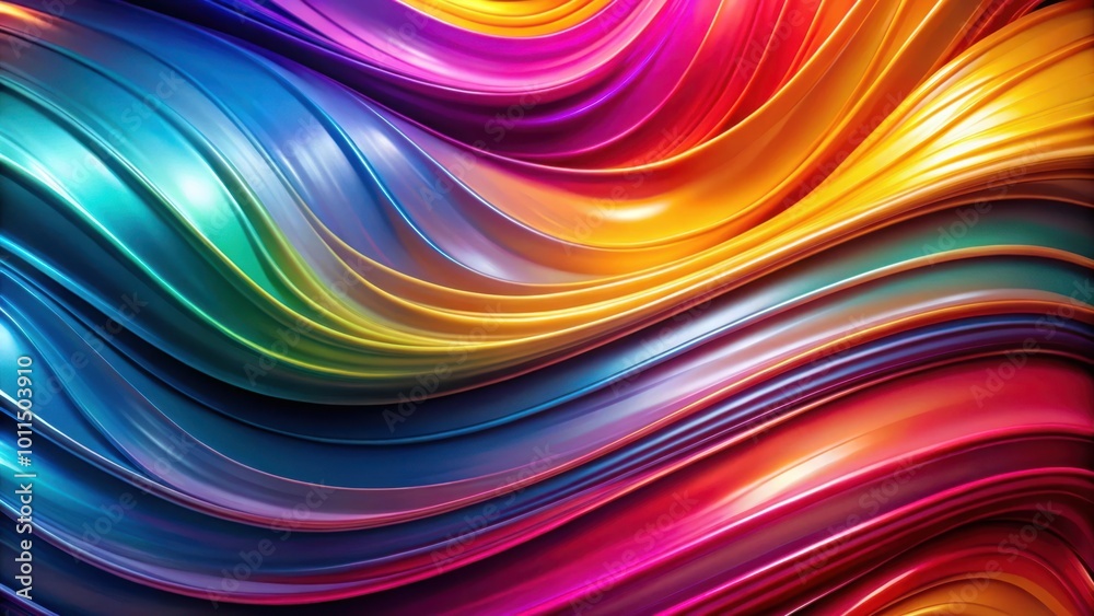 Abstract Colorful Swirling Waves of Light and Motion Abstract Colorful Swirling Waves of Light and Motion